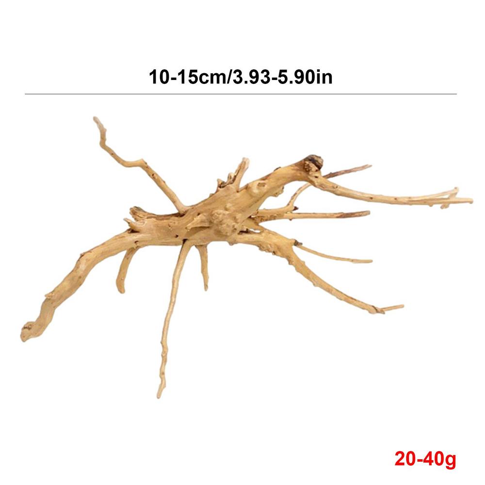 Декор из коряг для аквариума Натуральные тонущие ветви дерева с корнями Декор для террариума для аквариума, рептилий, змей, пауков