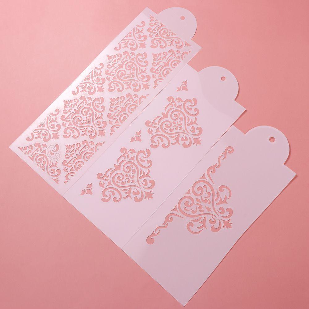 Baking Mould DIY Template Cake Decorating Tool Fondant Mold Cupcake Stencil Cake Lace Border