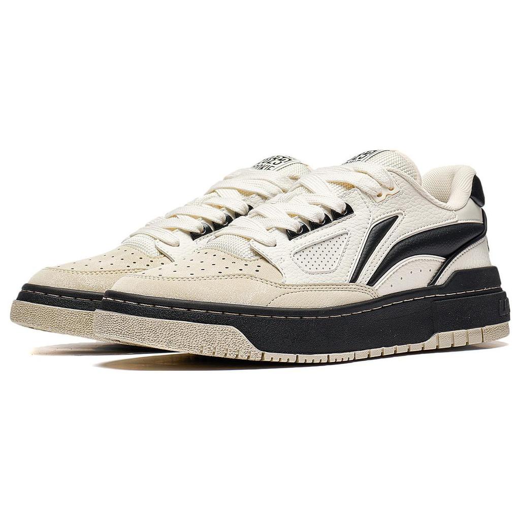Баскетбольные кроссовки Li Ning Bad5 Newcomer 2 Rebound легкие амортизирующие нескользящие низкие мужские кроссовки черные белые хаки ABCT055-1