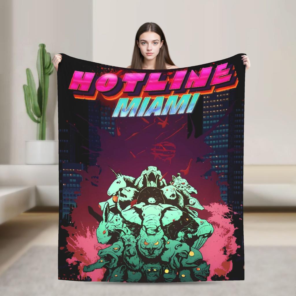 Invader Zim Movie Blanket Soft Aesthetic Plush Throw Blanket For Bedroom Airplane Travel Flannel Bedspread Bed Cover
