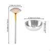 4 Pieces Face Mixing Bowl Set DIY Tools Multipurpose Stainless Steel Facial Bowls for Makeup
