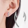 Персонализированные асимметричные серьги в форме наконечника стрелы для женщин, модные украшения для вечеринок, сверкающие аксессуары, повседневная одежда, подарок для подруг
