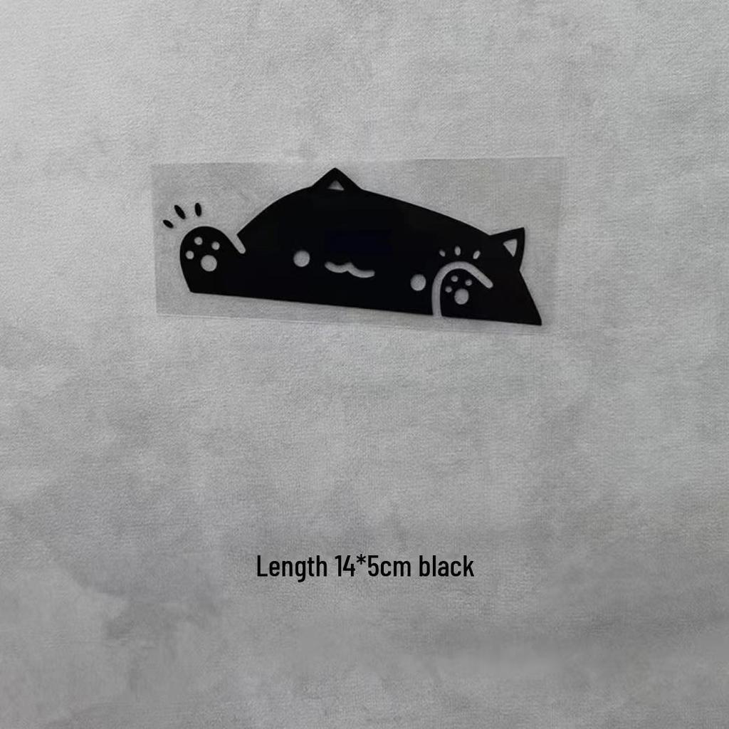 Креативные наклейки на машину с котами: Игривые рисунки котят для украшения окон и покрытия когтей