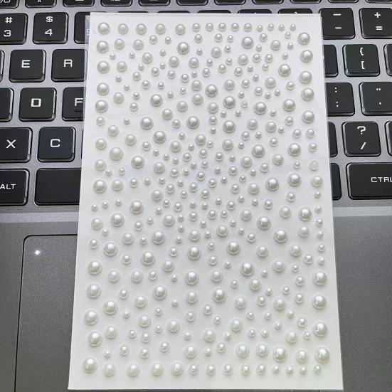 Наклейки со стразами Искусственный жемчуг Самоклеящиеся противоскользящие Фестивальные украшения для лица Наклейка на концертный макияж Волосы на лице Украшение тела Подвески со стразами