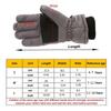 New Fashion Children Kids Winter Snow Warm Gloves Boys Girls Ski Windproof Waterproof Thicken Gloves Keep Finger Warm