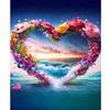 Diy Paint By Numbers For Adults Heart Flower Canvas Painting Kits Beginners Acrylic Drawing Crafts For Home Decoration