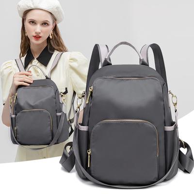 Школьный рюкзак с защитой от кражи из ткани Оксфорд, женская сумка, модный холщовый рюкзак большой емкости