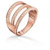 Кольцо - FOLLI FOLLIE - 3R15S091RS - Нержавеющая сталь - Розовый - Размер 54