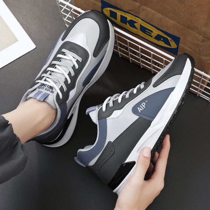 Мужская обувь осень и зима новая одинарная хлопковая такая же повседневная обувь флисовая утолщенная универсальная спортивная обувь легкая для бега модная обувь