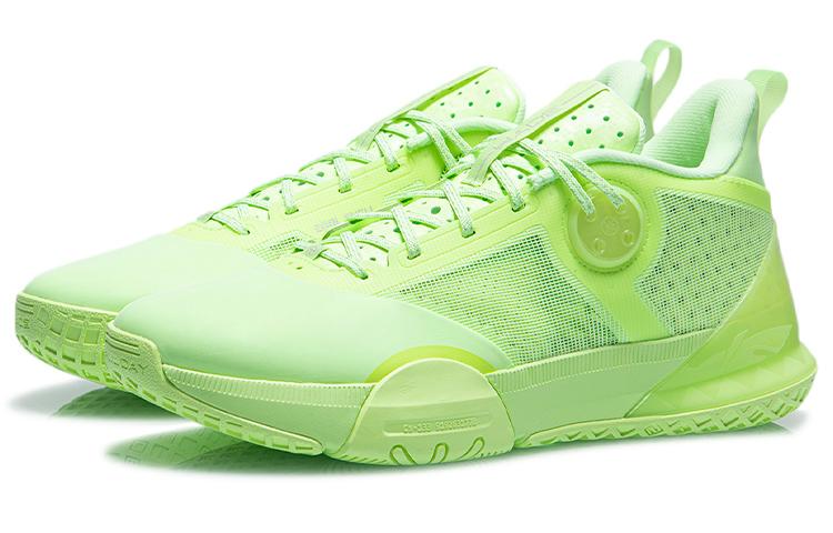Li Ning Кроссовки для баскетбола All Day 6 Мужские Низкие Флуоресцентный Ледяной Желтый ABPR019-1