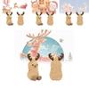 Adorable Christmas Reindeer Peanut Plush Toy Soft Comforting Cuddle Gift