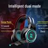2025 Накладная проводная игровая гарнитура с микрофоном, шумоподавлением, 7.1-канальный звук