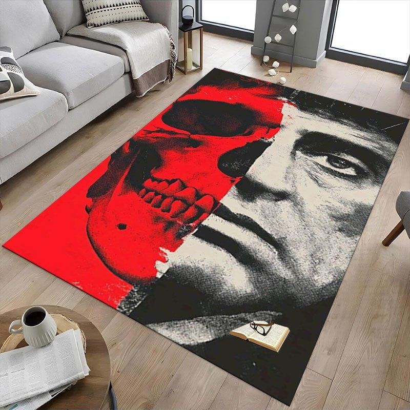 1 шт. Коврик для офисного кресла Scarface, Мягкий, Удобный, Всесезонный, Идеально подходит для дома, спальни или офисного декора, Идеальный подарок для