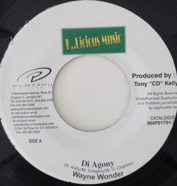 7inch Record WAYNE WONDER / CHICO - Di Agony / Me Dat MHPD17013 K..Licious Musi 2004 Jamaica Reggae, Ska & Dub Used