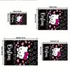 1 шт. Sanrio Hello Kitty Ковер для офиса с принтом русалки Прямоугольный коврик под стол, Идеальный декор для гостиной, спальни, кухни, Нескользящий пол
