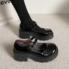 Мода 2024 Новые Женские Элегантные Удобные Туфли Мэри Джейн с Неглубоким Вырезом, Простые Туфли на Платформе с Каблуком Лолита, Женские Туфли для Женщин