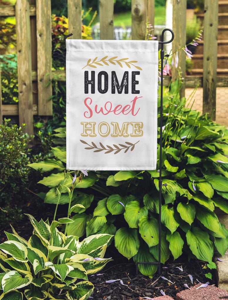 Printtoo Tan Home Sweet Home Garden Летний кемпинг Флаг для кемпинга Двусторонний
