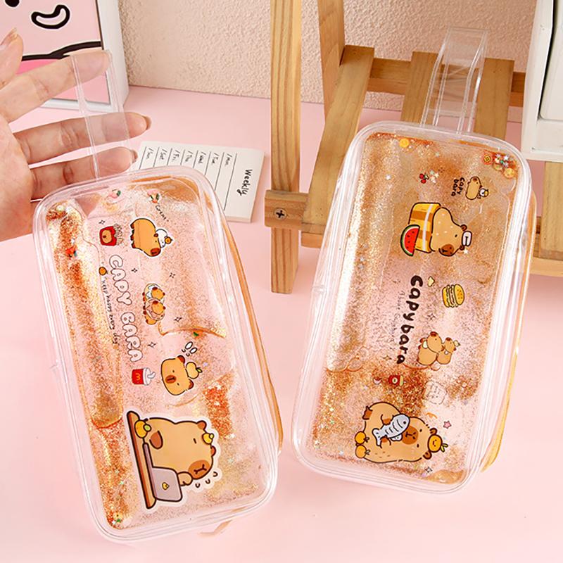 Портативная многофункциональная сумка для ручек Capybara пенал школьные канцелярские принадлежности студенческие канцелярские принадлежности сумка для хранения ручек