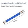 Безопасная щетка, антистатическая щетка для чистки материнской платы, набор инструментов для ремонта мобильных телефонов, удобство с двойной головкой