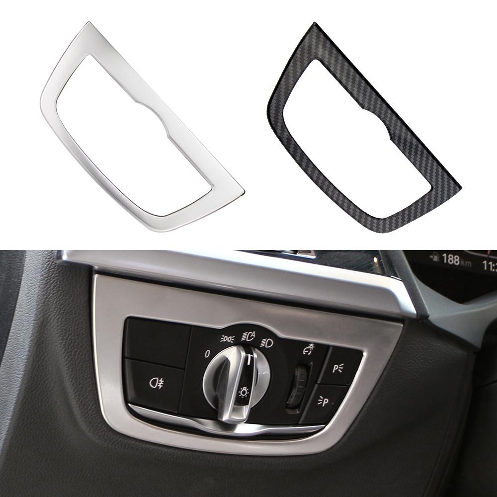 Панель с кнопкой переключения фар автомобиля для BMW X3 G01 X4 G02 2018 - 2022 Накладка-наклейка Аксессуары для интерьера