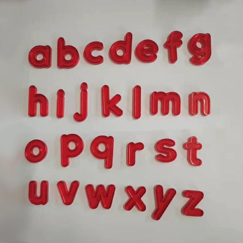 Прозрачная буквенно-цифровая игра в правописание слов, математическая игра, Радужные прописные/строчные английские буквы, обучающая арифметика, развивающая игрушка