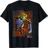 Футболка с экшн-портретом Линка из игры Majora's Mask