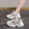 CRLAYDK Модные женские кроссовки на толстой платформе со шнуровкой из дышащей сетки, удобные туфли для папы, повседневные, для ходьбы, тенниса