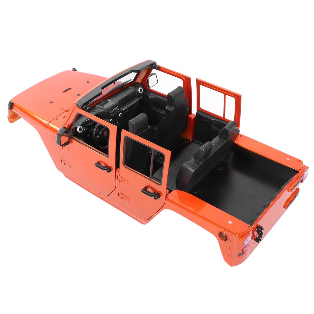 313mm Wheelbase Open Car Body Shell Accessory Fit for SCX10 90046 1 10 RC Car ModelOrange