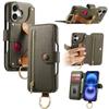 Card Slot Holder Wallet Phone Case with Wrist Strap Ring For iPhone 16 SE 15 14 Plus 13 12 11 Pro Max XS XR SE 2022 2022 7 8