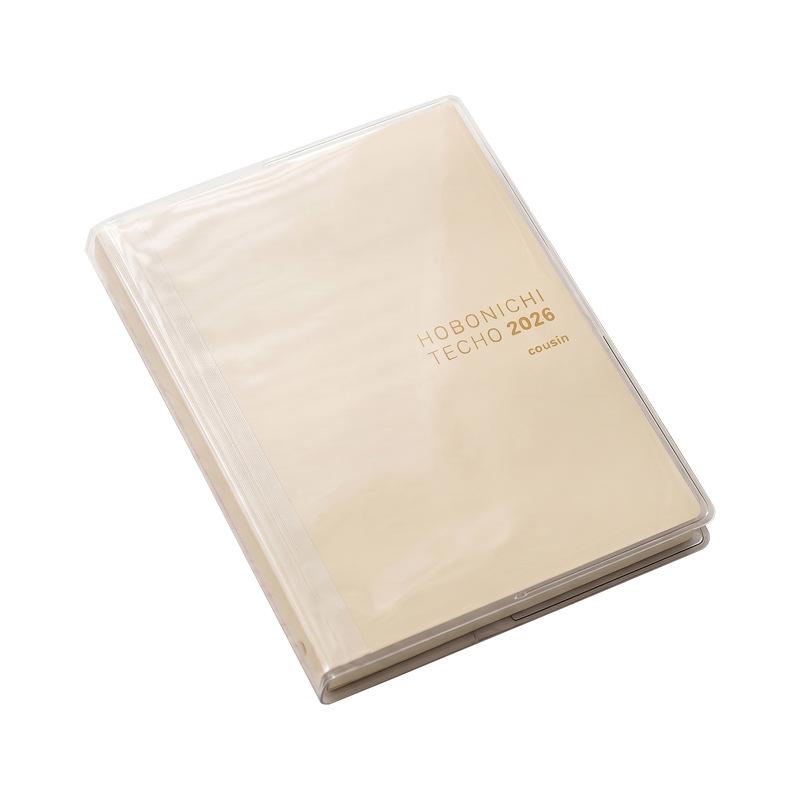 Прозрачная мягкая ПВХ обложка формата А5 для дневника HOBONICHI