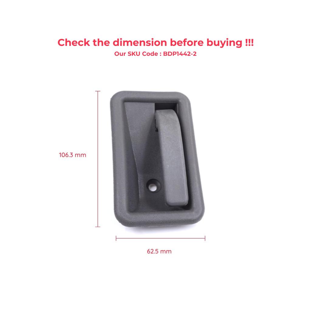 BDP1442-2 Front or Rear Right Interior Door Handle Opener Gray for Renault 19 Phase 2 1992-2000 Clio MK1 1990-1999 7700813586