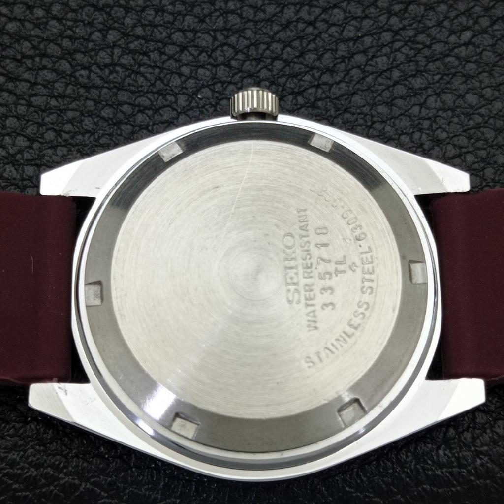 ВОССТАНОВЛЕННЫЕ МУЖСКИЕ АВТОМАТИЧЕСКИЕ ЧАСЫ SEIKO 5 СДЕЛАНЫ В ЯПОНИИ КРАСНЫЙ ЦИФЕРБЛАТ ЗАКАЗНЫЕ a440090-2 QV90-a440090