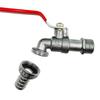 1/2inch 3/4inch Garden Irrigation Faucet Brass IBC Tank Water Tap Single Outlet Valve Replacement Antifreeze Accessories Red