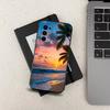 Пляжные пальмы для Samsung Galaxy A73,31,32,72,41,53,52,71,22,5G,Note,J7,8,9 Мягкий черный силиконовый чехол для телефона