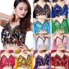 Women Dance Wear Nightclub Tassel Belly Dance Bra Halter Bra Show Costumes Performance Top