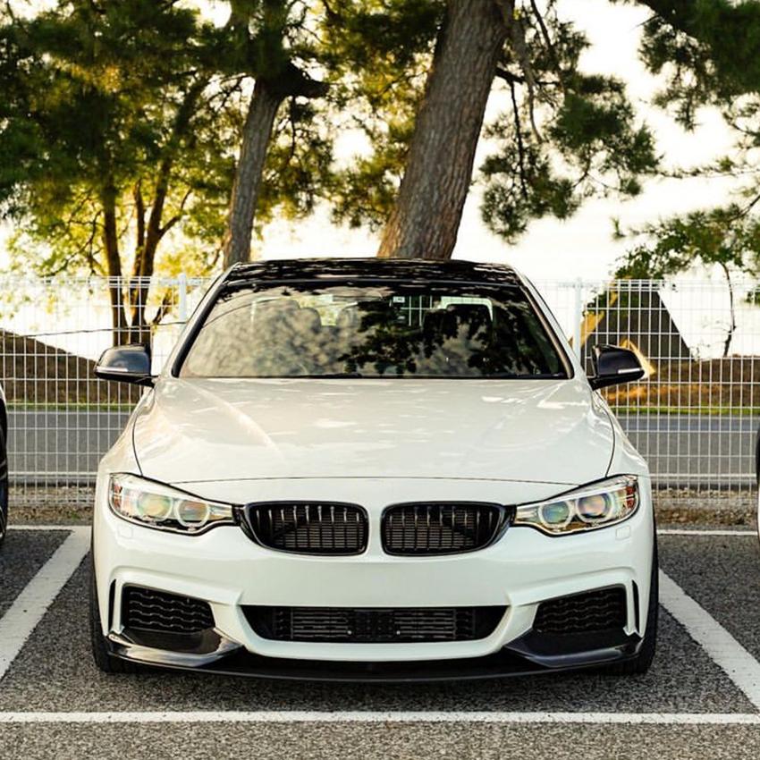 For BMW 4 Series F32 F33 F36 M-Tech 2014-2020 Car Front Bumper Splitter Lip Front Blade Body kits Side Splitter Trim Accessories