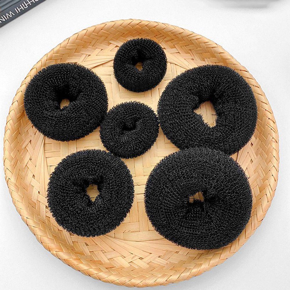 Girls Female Hairstyle Tools Bird's Nest Bun Maker Korean Style Ponytail Holder Women Hair Ring