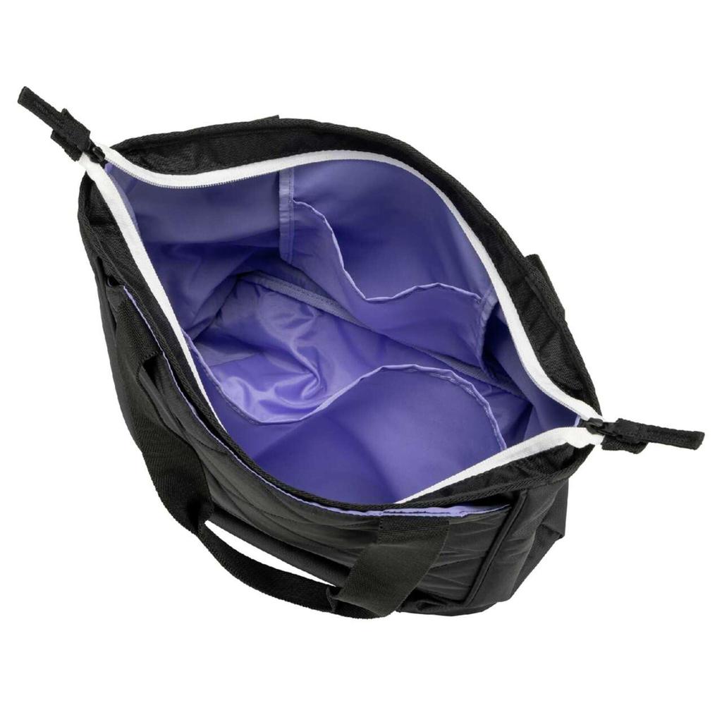 MIZUNO Badminton Bag, Racket Case, Racket Tote Bag, 73JDC014, Black/Purple