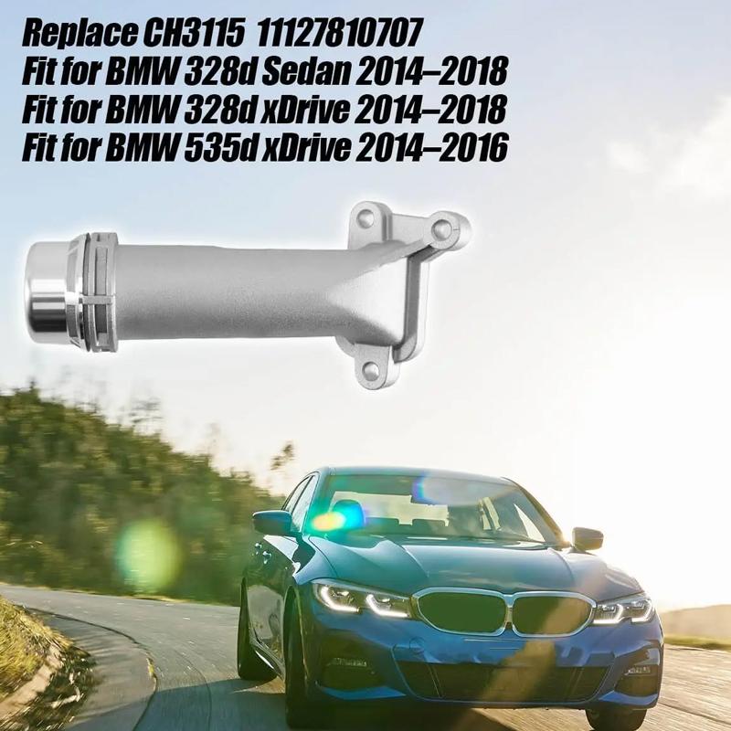 Адаптер водяной трубки блока двигателя для BMW 11127810707 Прецизионный алюминиевый соединитель трубки системы охлаждения для BMW 1 3 5 Серии X1 X3 X5 X6