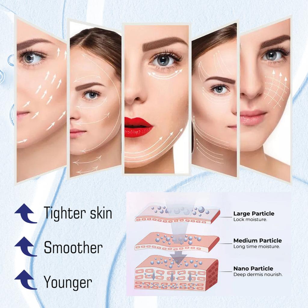 Hyaluronic Acid Serum Gentle Nourishing Facial Skin Hydrating Moisturizing Glowing Rejuvenating Essence