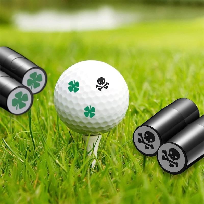 Golf Ball Identity Marker Plastic Stamp Marker Golf Ball Alignment Marking Tool Golf Accessories For Golfer Gift