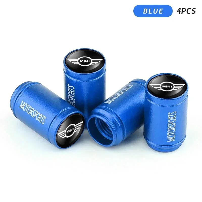 4Pcs Alloy Car Wheel Valve Cover Tire Valves Dust Cap Accessories For MINI Cooper JCW WORKS R55 R56 F55 F56 R57 R58 R59 R60 hvmqy88