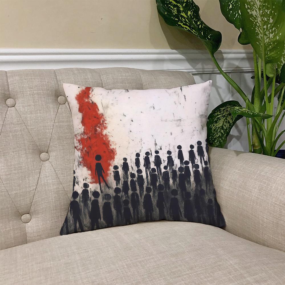 Band TThree Days GGrace cushion cover Square Sofa Cushion Cover Casual SkinFriendly Comfortable Pillow Cover