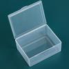 Прозрачная коробка для хранения квадратных мелких предметов, упаковочные коробки, контейнер для ювелирных изделий, бусин, органайзер для разной мелочи, рыболовные инструменты