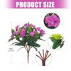 2 шт. Шелковая Бальзамин Искусственные Цветочные Стебли Уход Бесплатно Домашний Декор для Гостиной Настольные Центральные Композиции
