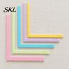 Precision Layering Guide for Scrapbooks 5 Pcs Paper Crafting Alignment Guides with Storage Case, Matting Art Spacers, Color-Coded L-Shaped Ruler Size