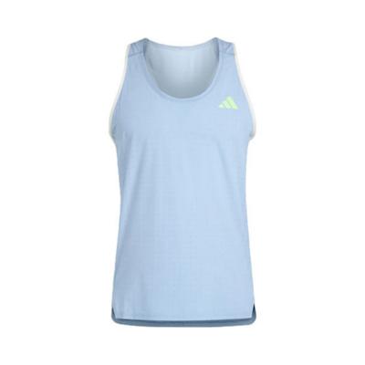 Adizero Беговая майка с логотипом в виде буквы, мужские топы, синие IM4168