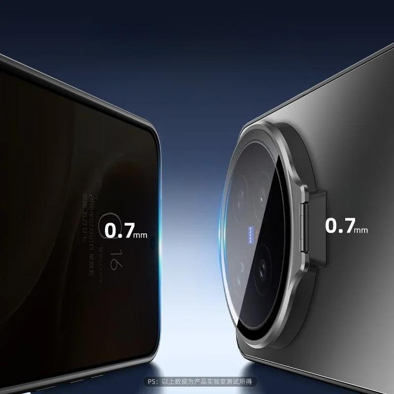 Металлический держатель для объектива камеры Чехол для VIVO X300 Ultra Ударопрочная Матовая подставка Задняя крышка Для VIVO X300Ultra Защитный чехол Бампер