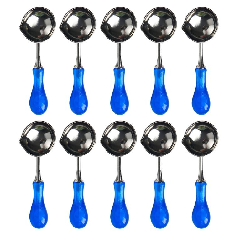 10 шт./набор Ложка для плавления воска для опечатывания Ложка для восковой печати Ложка для плавления штампа для восковой печати Конверт