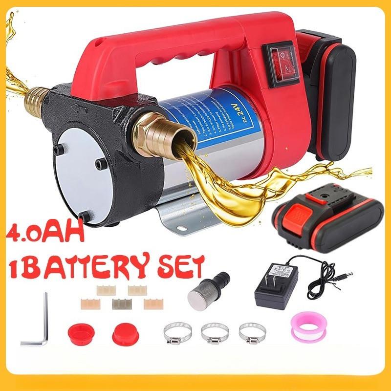 Cordless Electric Fuel Transfer Pump Oil Commercial Self-priming Extractor Pump Motor Auto Diesel Kerosene Extraction Pump